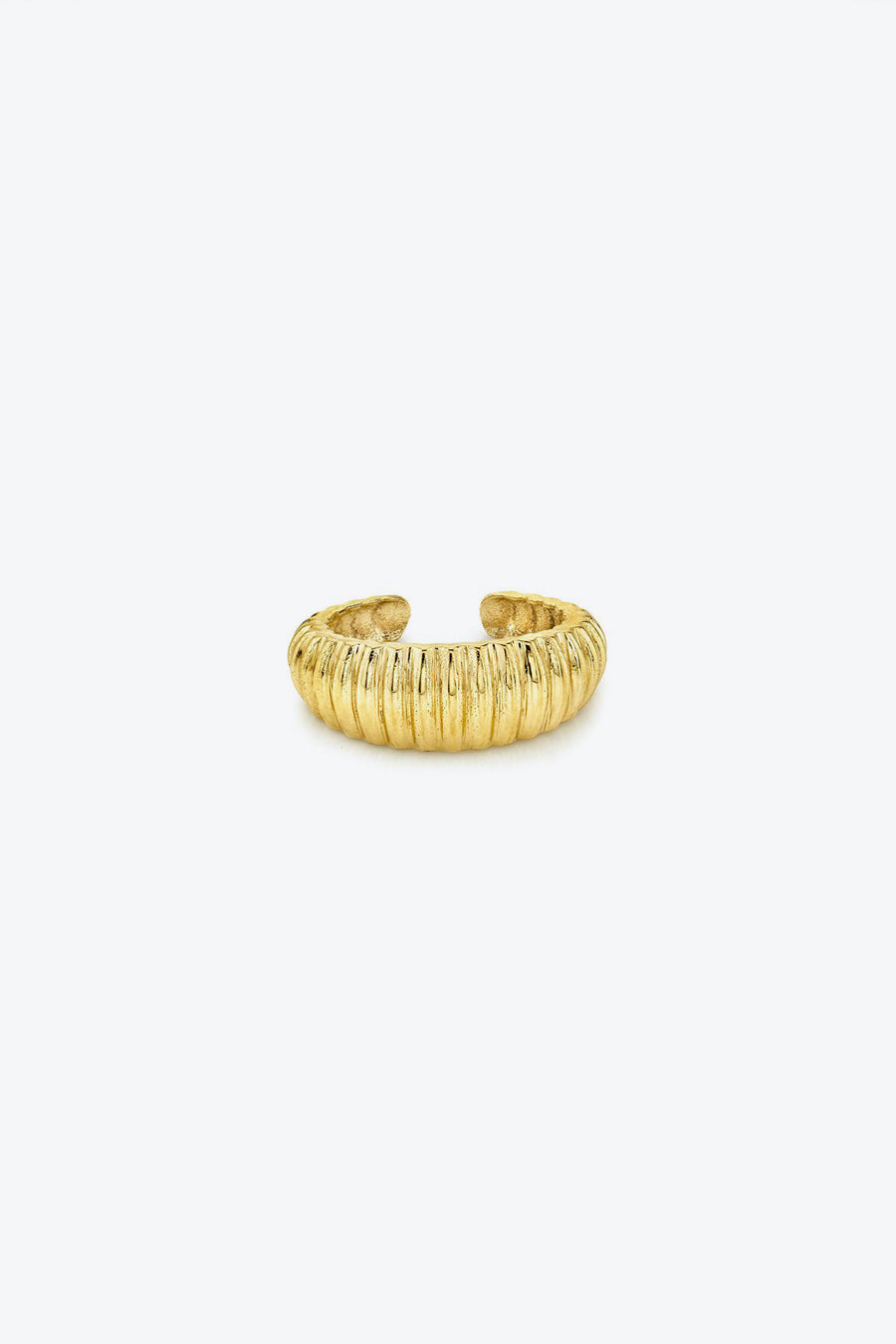 LATTICE EAR CUFF / YELLOW GOLD PLATE
