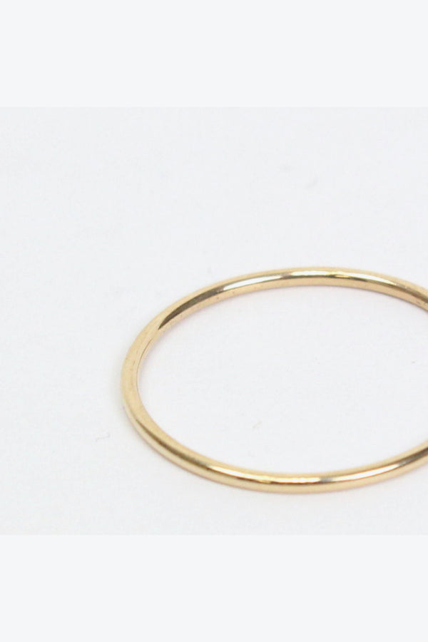 SUBTLE BAND RING / 14K ROSE GOLD 