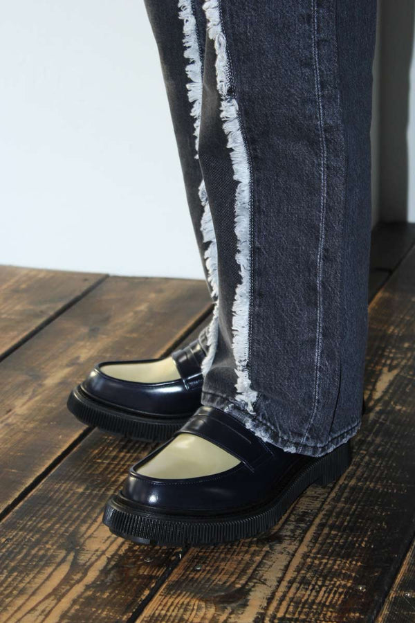 TYPE 159 SPECIAL LOAFER INJECTED TPU RUBBER SOLE  /  NAVY/SAND [STOCK EXCLUSIVE] [50%OFF]