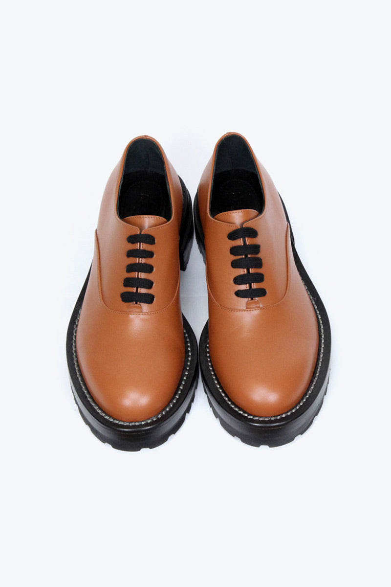 MARNI | LACE UP SHOE / BROWN – STOCK