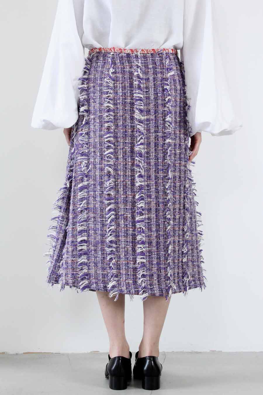 JETTY WRAP SKIRT TWEEDY TWEED / MULTI [90%OFF]