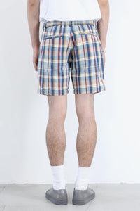 TEAL MADRAS SHORTS / TEAL [80%OFF]