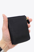 Load image into Gallery viewer, LEATHER ZIP WALLET / BLACK