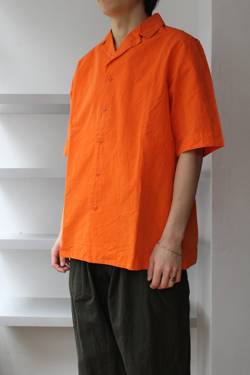 BOWLING SHIRT - PAPER COTTON / ORANGE [50%OFF]