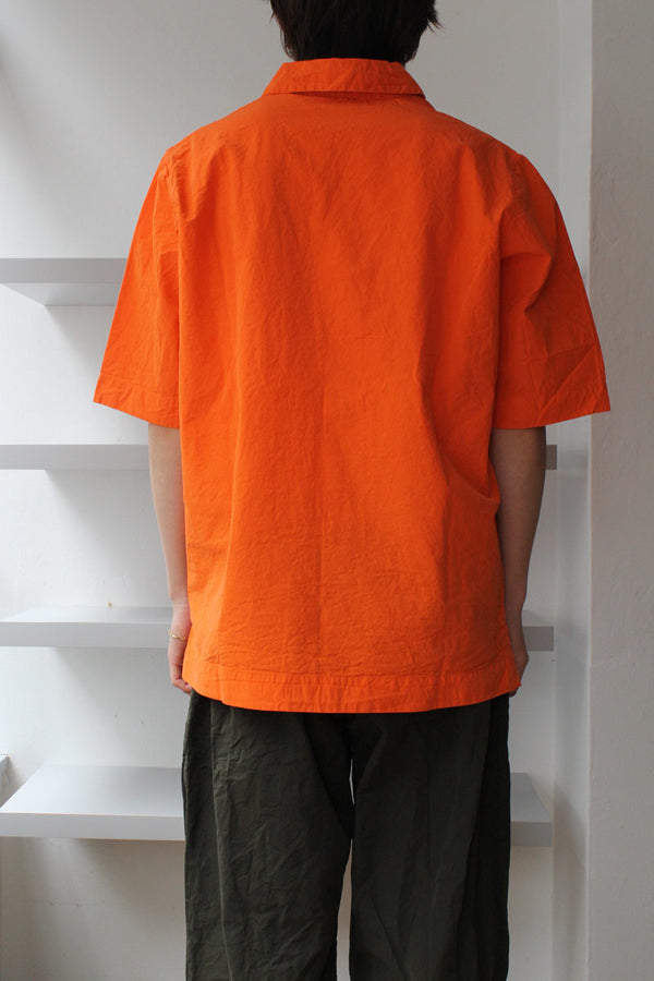BOWLING SHIRT - PAPER COTTON / ORANGE [50%OFF]