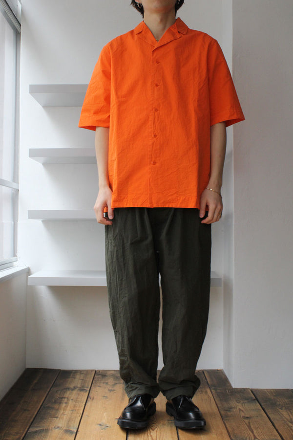 BOWLING SHIRT - PAPER COTTON / ORANGE [50%OFF]
