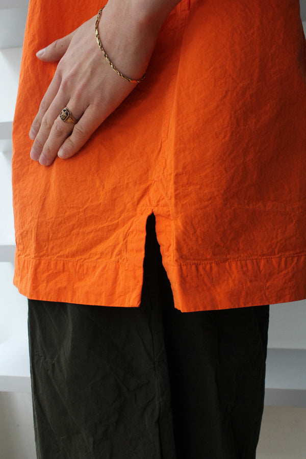 BOWLING SHIRT - PAPER COTTON / ORANGE [50%OFF]