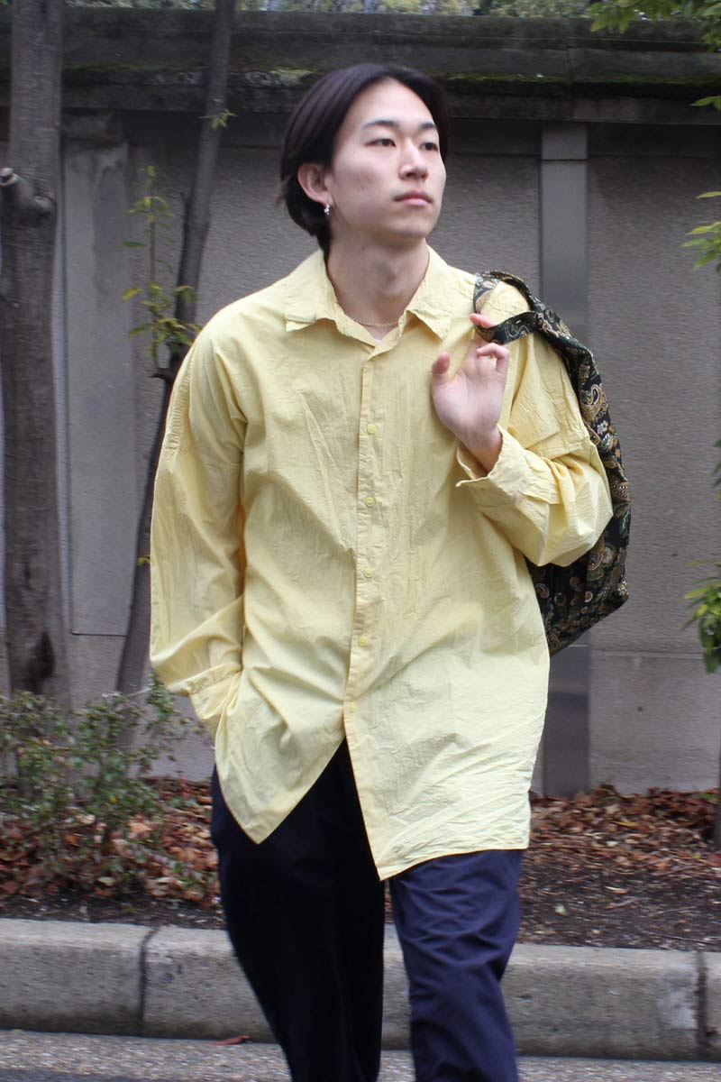 LOUIS SHIRT - LIGHT PAPER / BUTTER [20%OFF]