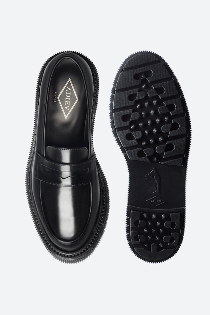 ADIEU | TYPE 159 LOAFER INJECTED TPU RUBBER SOLE レザーローファー