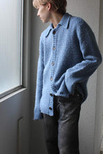 Load image into Gallery viewer, BIG CARDIGAN / FUNKY BLUE ACRYLIC [30%OFF]