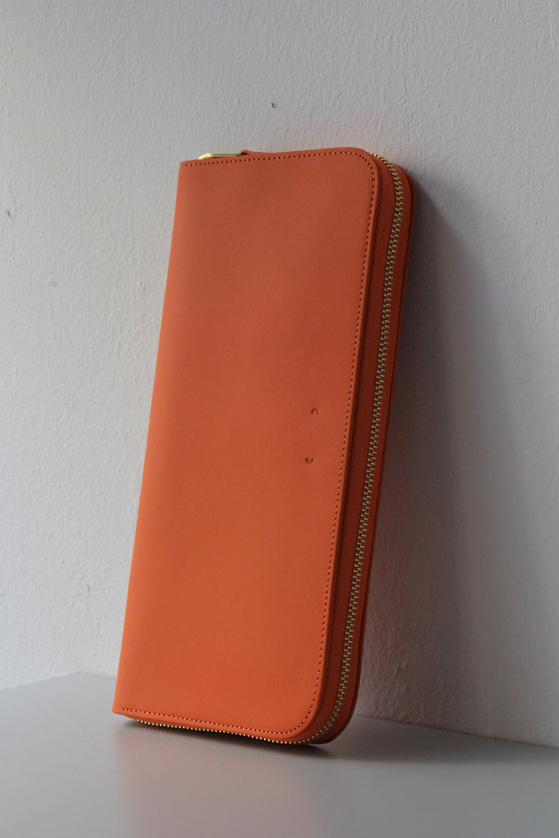 CM21 LEATHER LONG WALLET / ORANGE