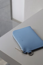 Load image into Gallery viewer, CM52 LEATHER WALLET / BABY BLUE