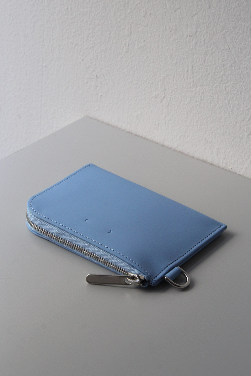 CM52 LEATHER WALLET / BABY BLUE