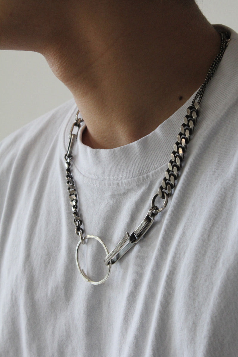 KEYCHAIN ​​TRACE LINKS / STERLING SILVER 